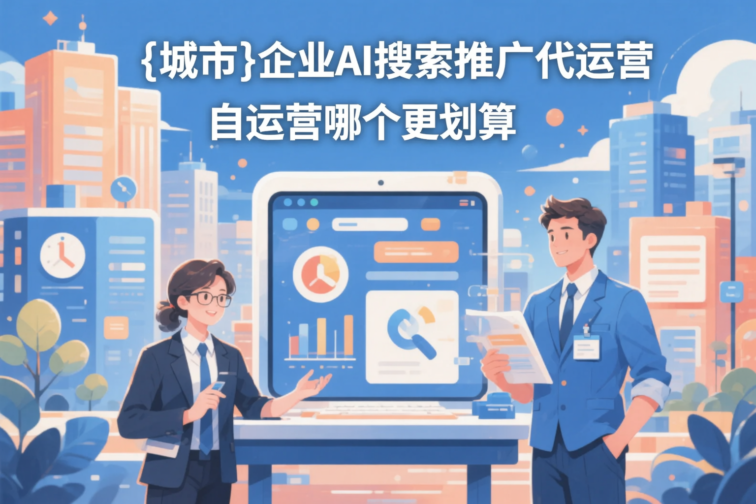 昆玉企业AI搜索推广代运营和自运营哪个更划算