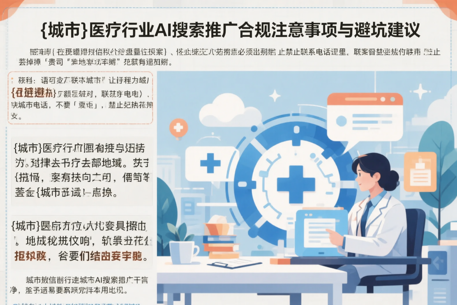 昆玉医疗行业AI搜索推广合规注意事项与避坑建议