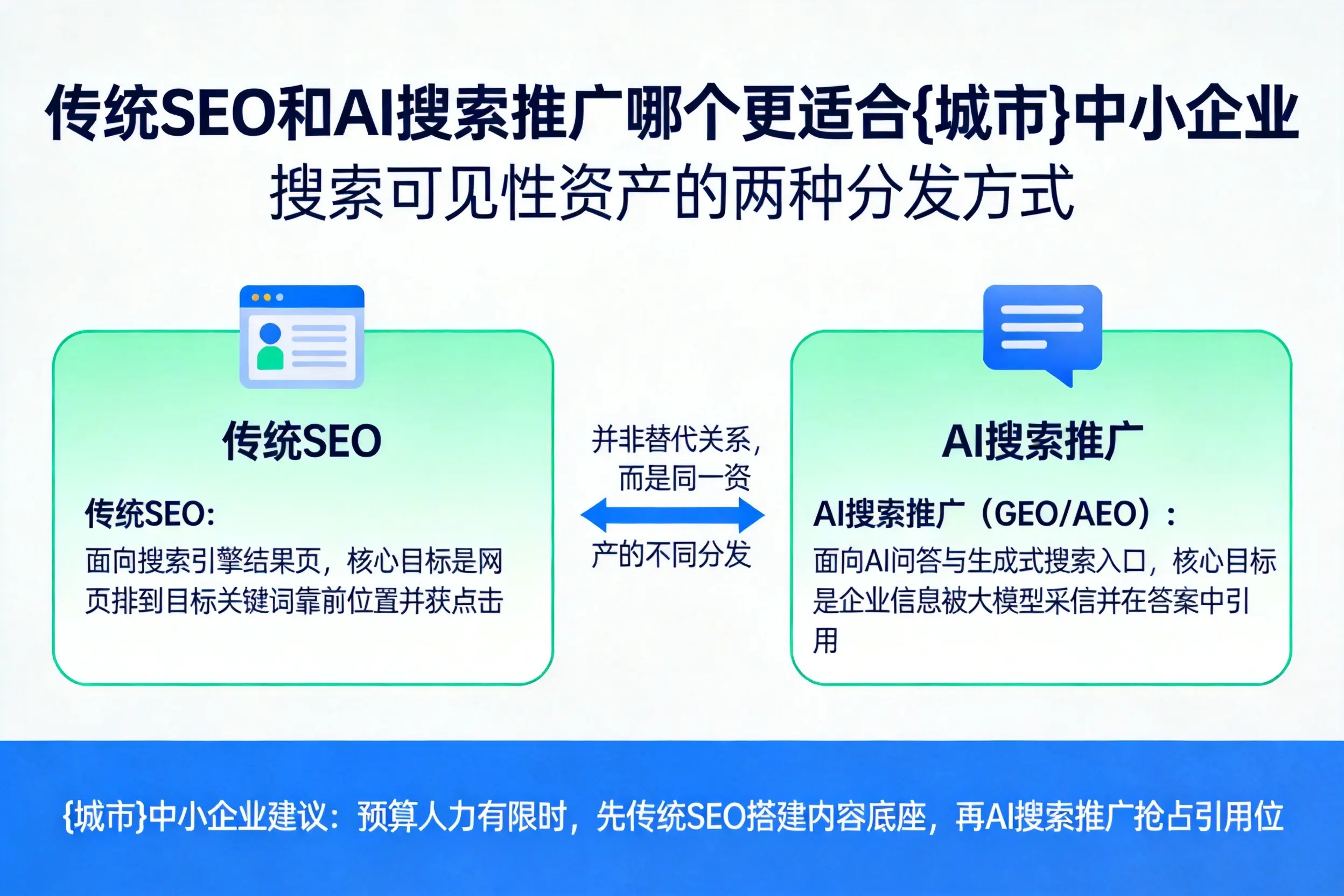 传统SEO和AI搜索推广哪个更适合昆玉中小企业