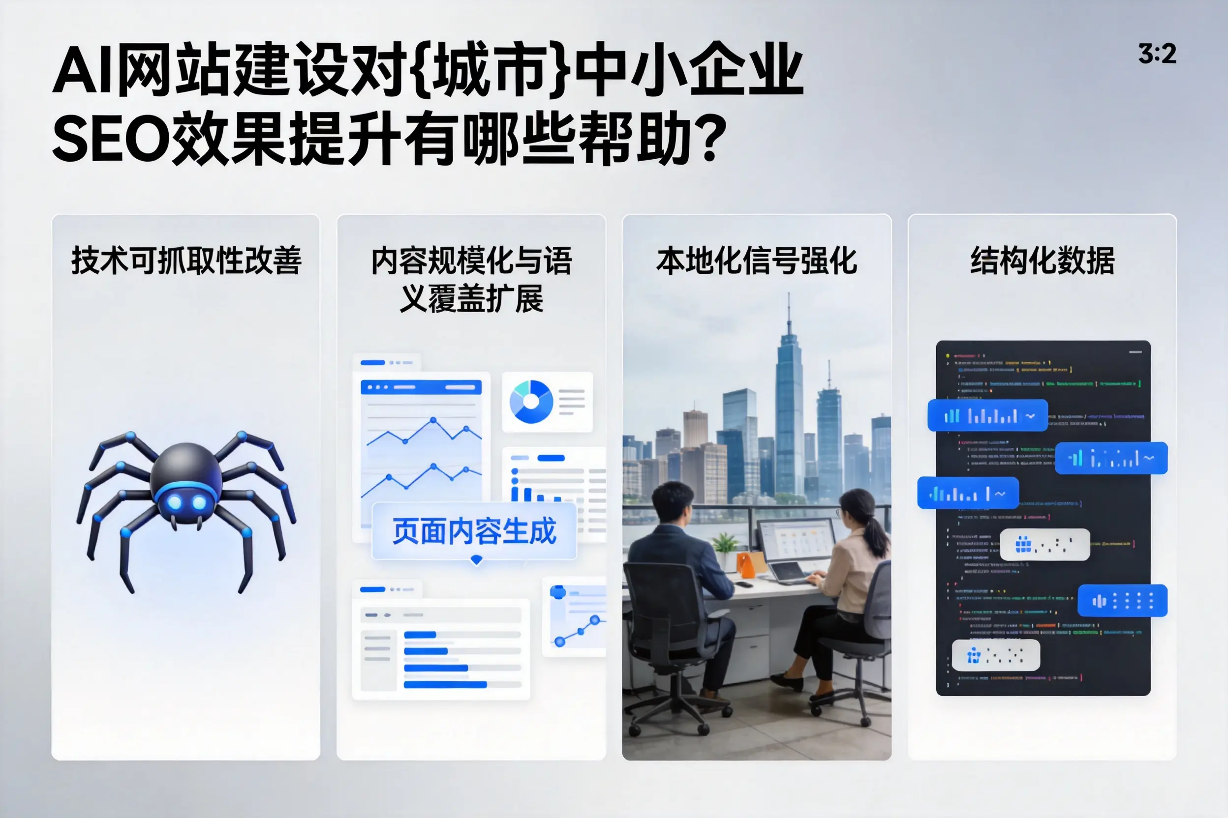 AI网站建设对昆玉中小企业SEO效果提升有哪些帮助？