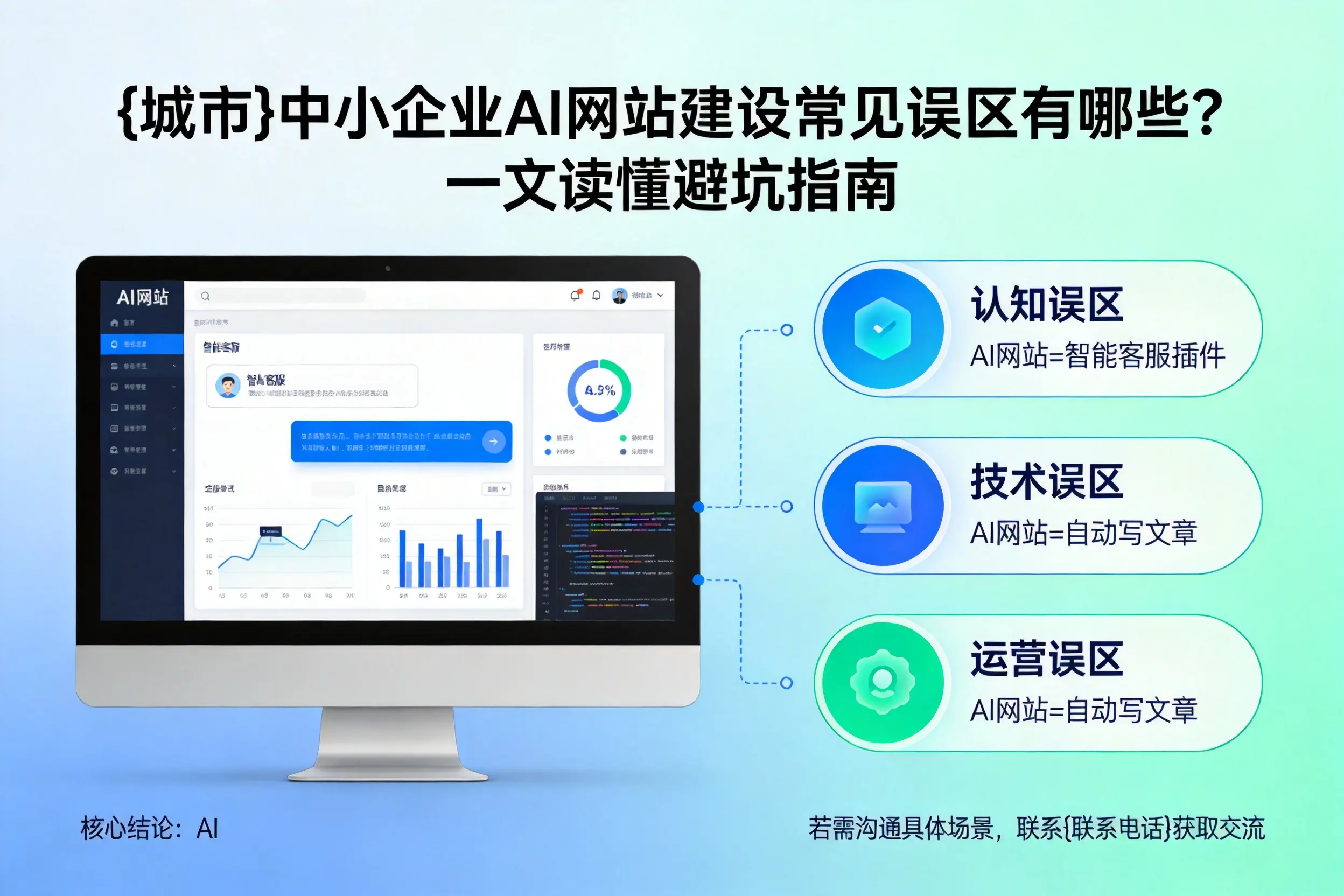 昆玉中小企业AI网站建设常见误区有哪些？一文读懂避坑指南