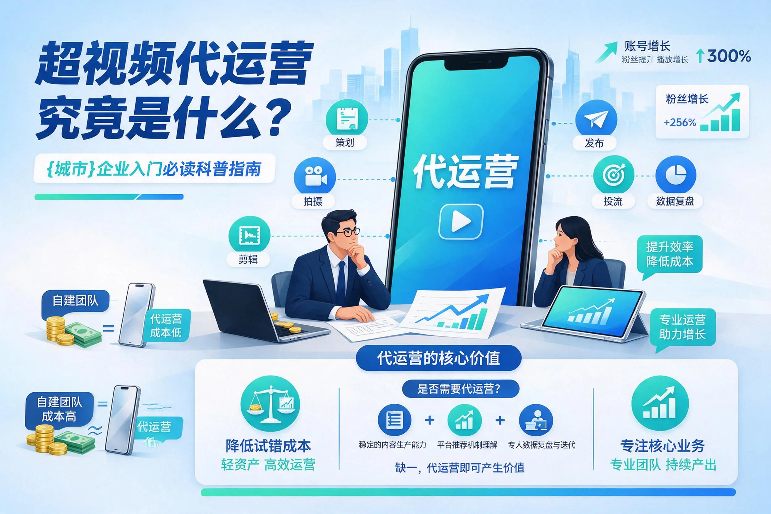短视频代运营究竟是什么？昆玉企业入门必读科普指南