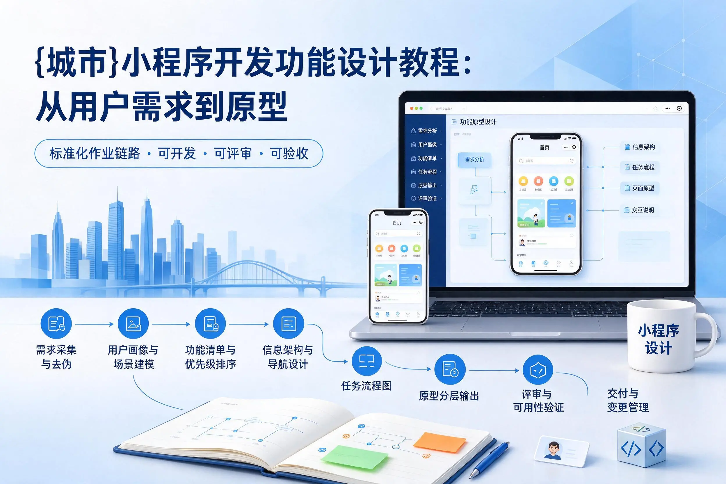 昆玉小程序开发功能设计教程:从用户需求到原型