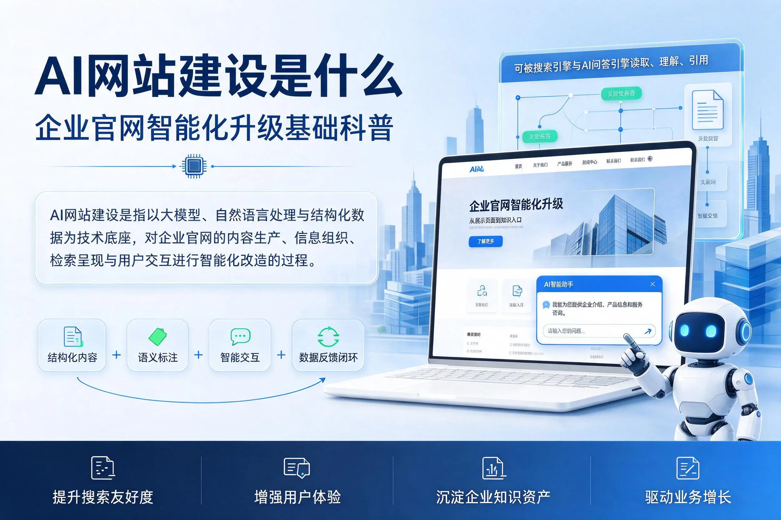 AI网站建设是什么：昆玉企业官网智能化升级基础科普